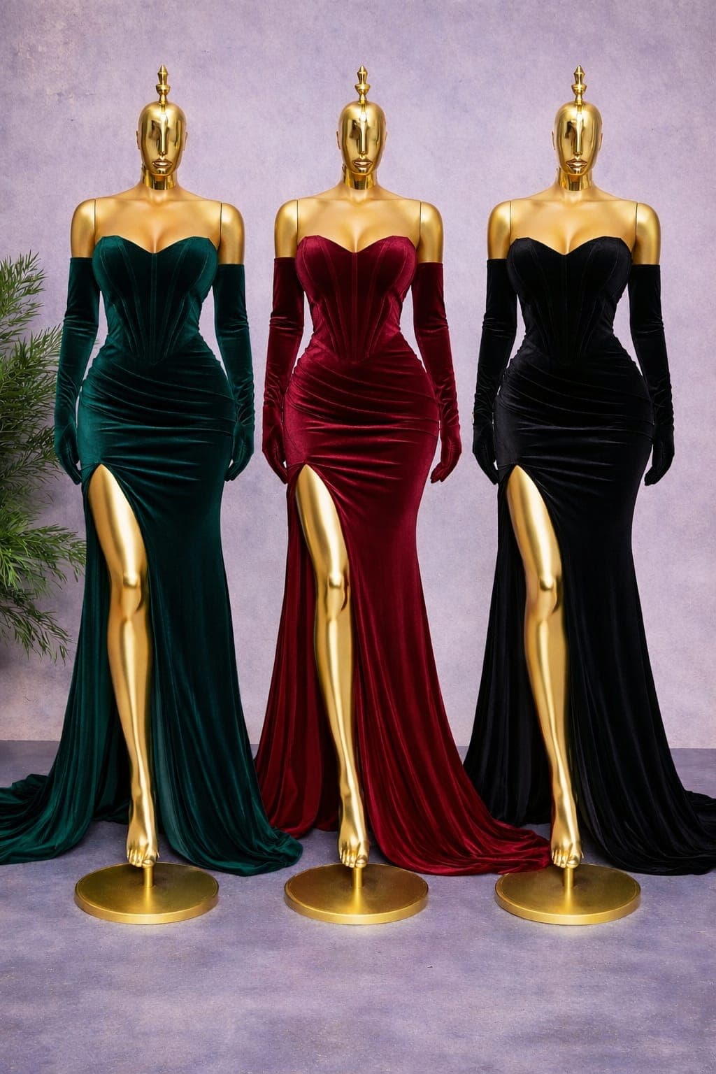 Velvet with gloves - Image 1